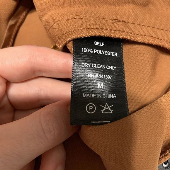 astr the label new russet orange brown tank top medium - Picture 5 of 5